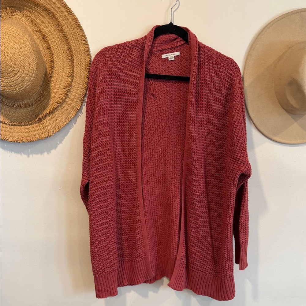 American Eagle Outfitters Women's Knit Cardigan - Red
